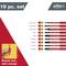 19-piece Wiha Screwdriver Set with various sizes. Includes SL, PH, Pozidriv, SL/PZ. Image shows interchangeable system.