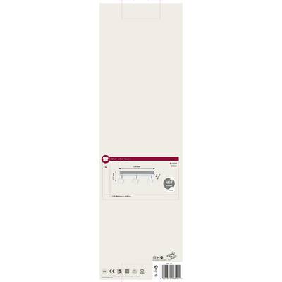 'Ceiling light with four adjustable LED spotlights, length 535 mm, warm white, 4.68 Watts. Energy efficiency class G.'