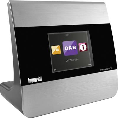 Image of Imperial DABMAN i400 Internet radio adapter DAB+, FM, Internet Bluetooth, DLNA, Wi-Fi, Internet radio DLNA-compatible, Multi-room Silver