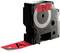 A black cartridge with a red label band, marked with an 'A'. The cartridge label reads 'BLACK/RED', with additional details.