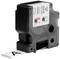 DYMO Label Tape Cartridge, 24mm x 5.5m, Black on White. Main Function: Printing Labels.