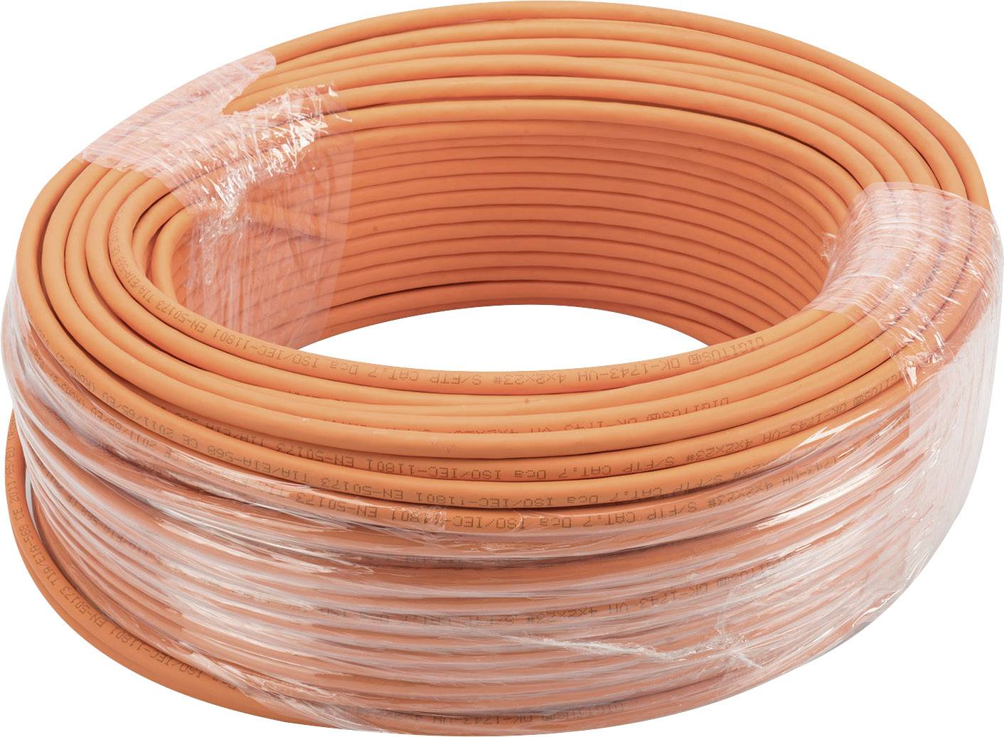 Digitus DK-1743-VH-1 Network cable CAT 7 S/FTP 4 x 2 x 0.25 mm² Orange 100 m