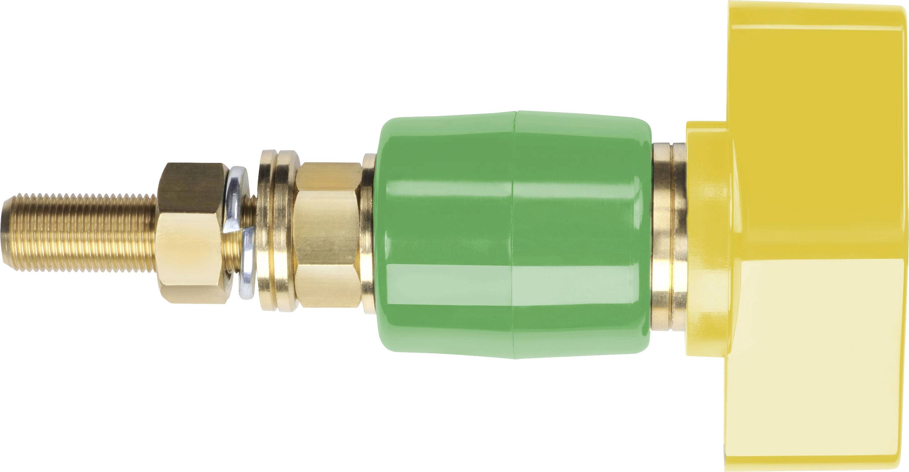 Schuetzinger POL 201/gn-ge Pole terminal Green, Yellow 200 A 1 pc(s)