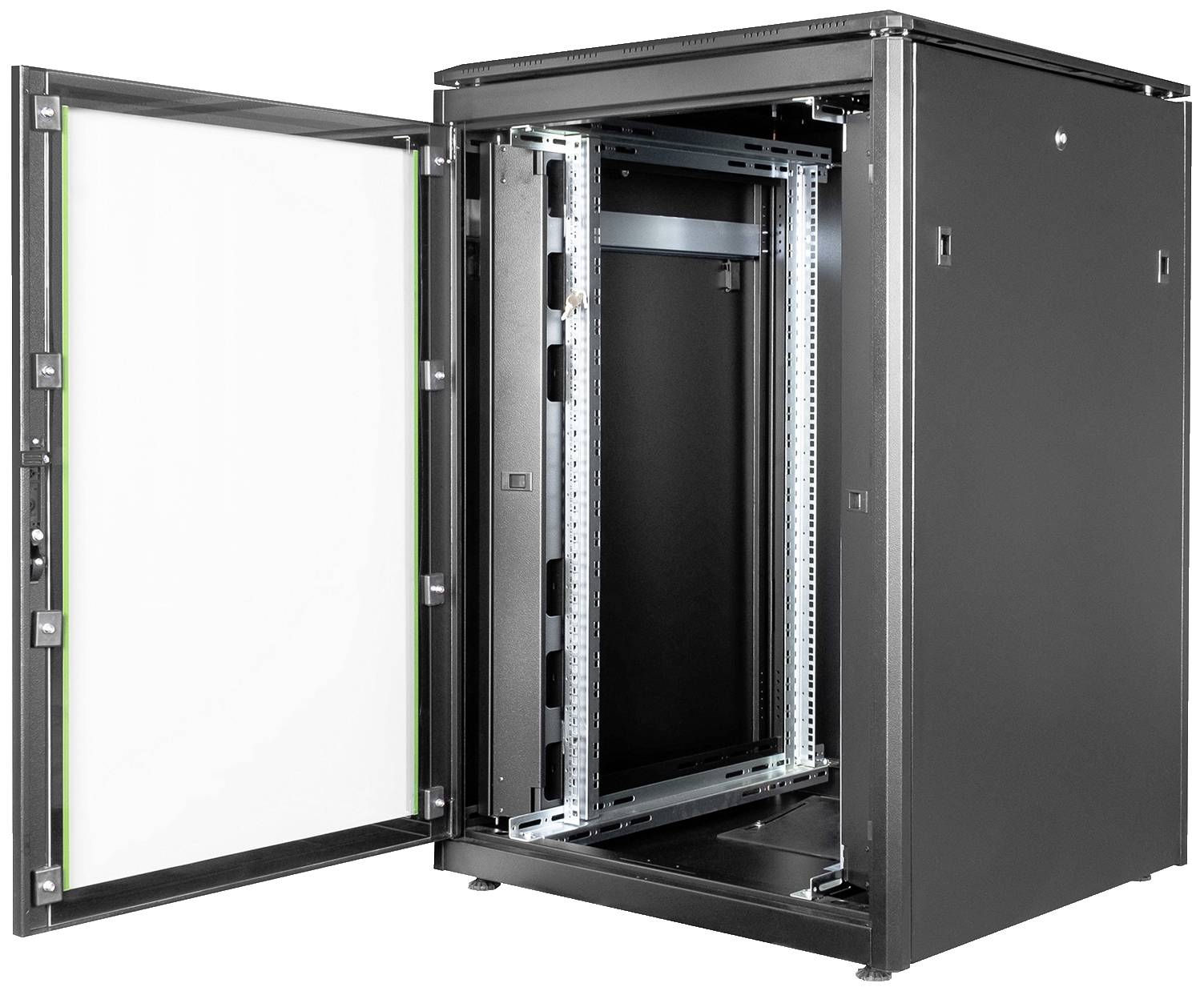 Digitus DN-19 22U-8/8-B-1 19" server rack cabinet (W x H x D) 800 x 1164 x 800 mm 22 U Black (RAL 9005)