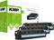 'KMP toner cartridges, compatible with HP 125A printers, 36 months warranty, 100% compatible. Packaging green with logo and text.'