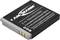 A battery with the marking '3.7V 700mAh/2.6Wh, compatible with Canon NB-4L, rechargeable Li-Ion battery', by the brand Ansmann.