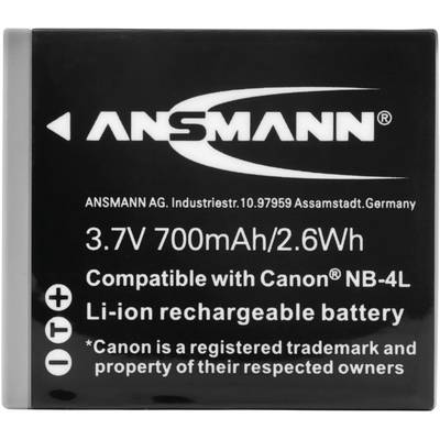 Ansmann A-Can NB 4 L Camera battery replaces original battery (camera) NB-4L 3.7 V 700 mAh-1