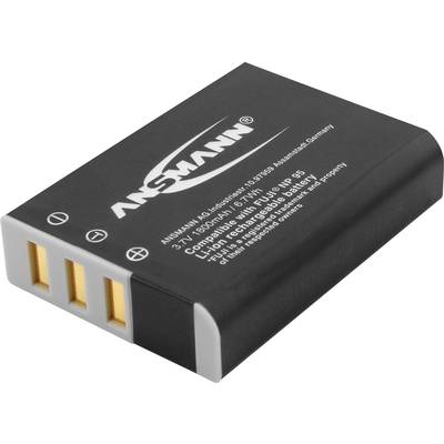 Lithium-Ion Battery 'ANSMANN', 7.4V, 1800mAh, black, compatible with Canon LP-E6, suitable for photographic and video equipment.