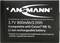 Battery with inscription '3.7V 800mAh/3.0Wh', compatible with 'Canon NB 5L'. Manufacturer: Ansmann AG, Germany.