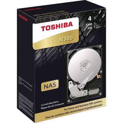 Toshiba HDWQ140EZSTA 3.5 (8.9 cm) internal hard drive 4 TB N300 Retail SATA III