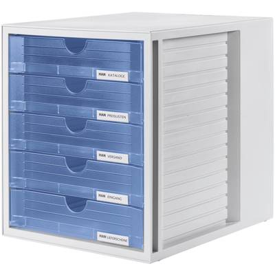 HAN Systembox 1450-64 Desk drawer box Grey A4 No. of drawers: 5