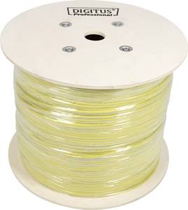 Digitus DK-1743-A-VH-10 Network cable CAT 7a S/FTP   0.32 mm² Yellow 1000 m