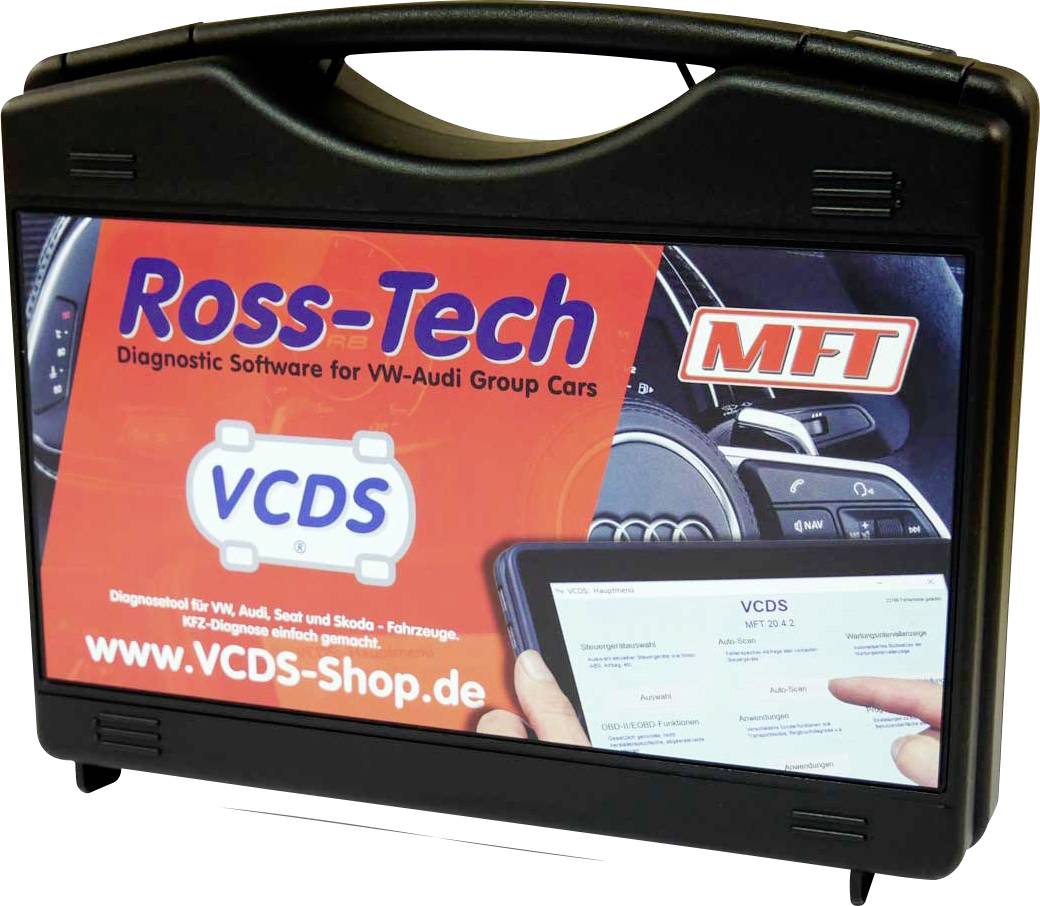 Ross-Tech OBD II diagnostics tool VCDS® HEX-V2 USB 80312 Compatible with: Audi, Volkswagen, Seat, Skoda 3 vehicles 1 pc |