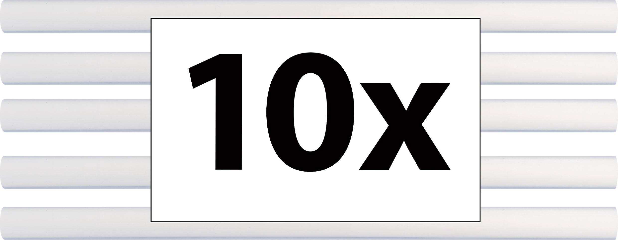 TOOLCRAFT TC-11200X10T Hot melt glue sticks Ø 11 mm x (L) 200 mm Transparent 200 g 10 pc(s)