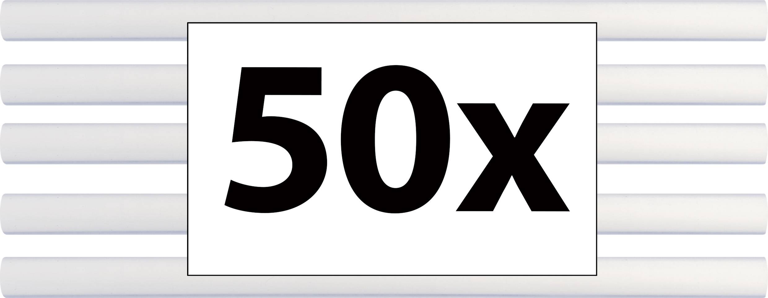 TOOLCRAFT TC-11200X50T Hot melt glue sticks Ø 11 mm x (L) 200 mm Transparent 1000 g 50 pc(s)