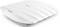 A white Wi-Fi access point with a curved design and green LED indicator, suitable for providing wireless internet.