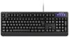 Perixx Periboard-517 B USB Keyboard German, QWERTZ Black Dustproof, Splashproof