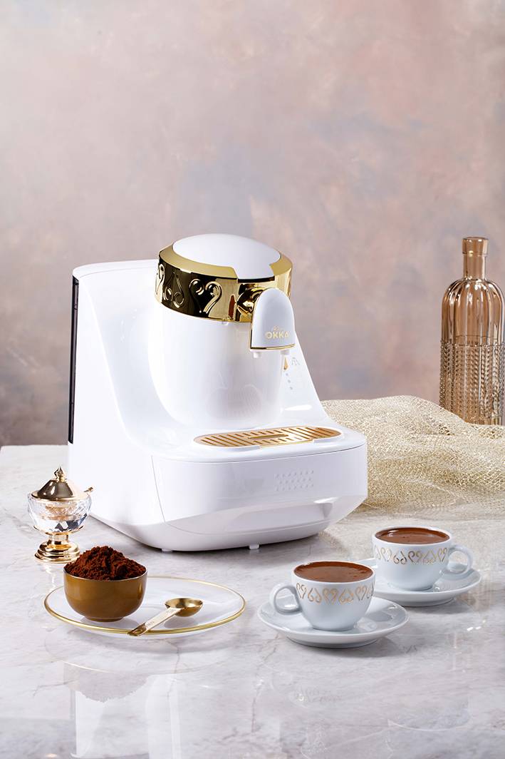arzum Okka Mocha machine White, Copper