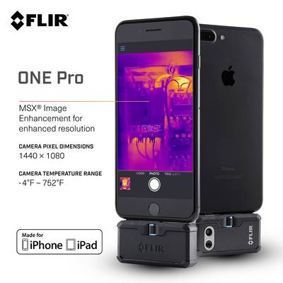 FLIR One Pro iOS Smartphone thermal imager -20 up to +400 °C 160 x 120 Pixel 8.7 Hz-1