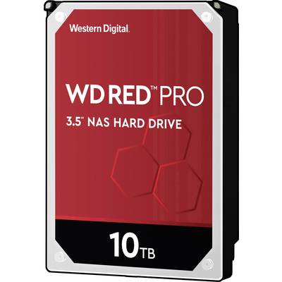 Western Digital WD101KFBX 3.5 (8.9 cm) internal hard drive 10 TB Red™ Pro Bulk SATA III