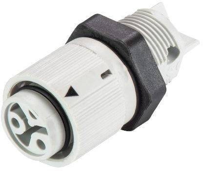 Wieland Electric 46.031.5054.0 Bullet connector Socket, built-in Total number of pins: 2 Series (round connectors): RST® MINI 1 pc(s)