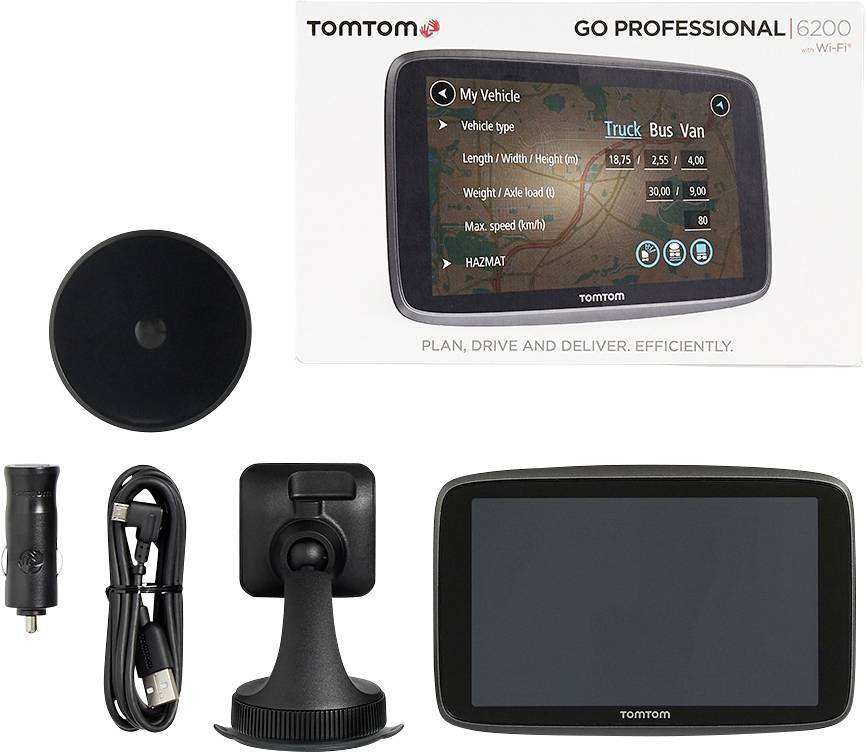 tomtom go professional 6200 hgv sat nav