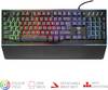 Trust GXT 860 Thura Semi-Mechanical USB Gaming keyboard German, QWERTZ Black Backlit, Gel wrist support mat