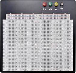 Tru Components 0165 40 1 344 Breadboard Total Number Of Pins 3600 L X W X H 186 2 X 228 8 X 8 4 Mm 1 Pc S Conrad Com