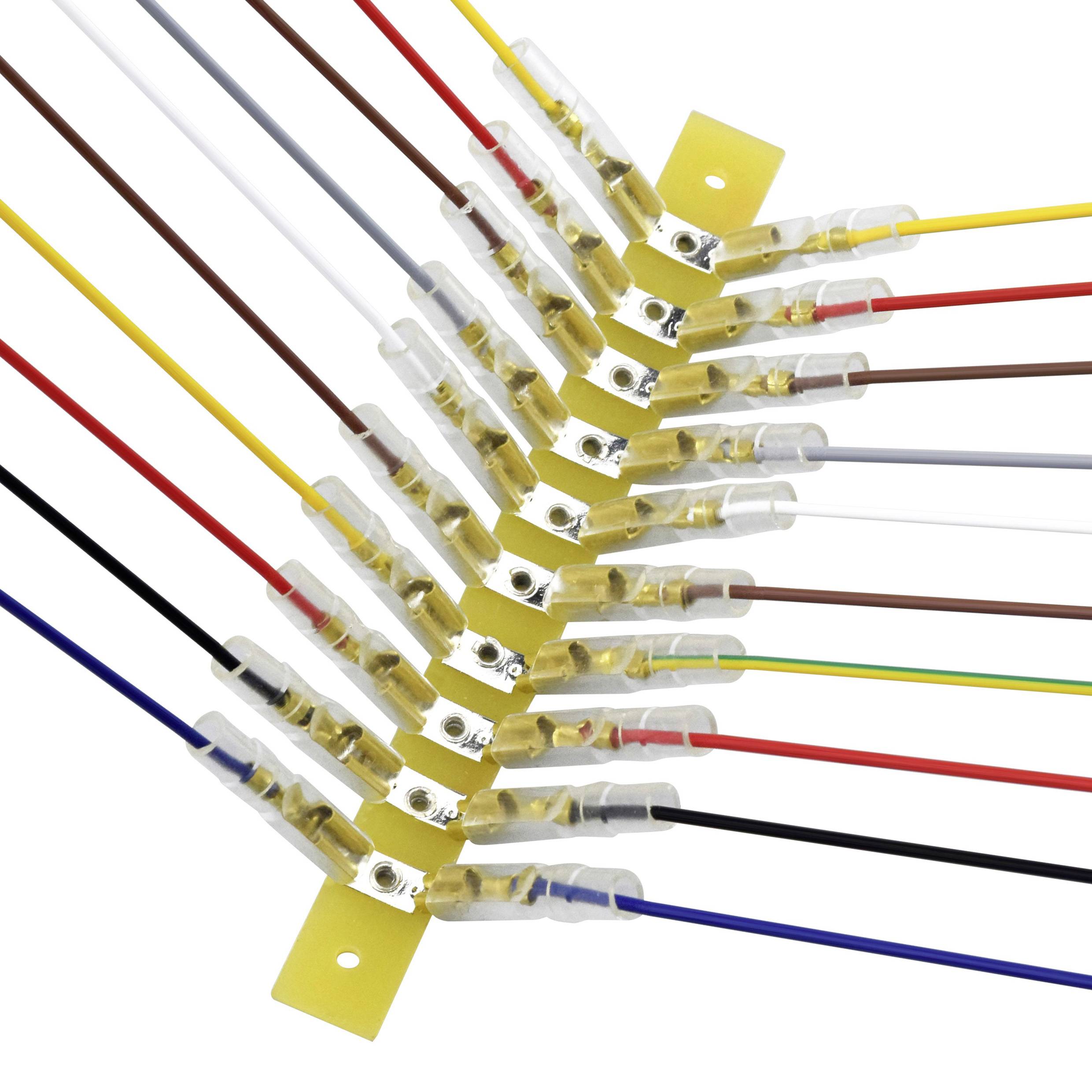 TRU COMPONENTS PCB terminal strip single-row Total number of pins 10 Epoxide (L x W x H) 100 x 10 x 1.6 mm 1 pc(s)-1