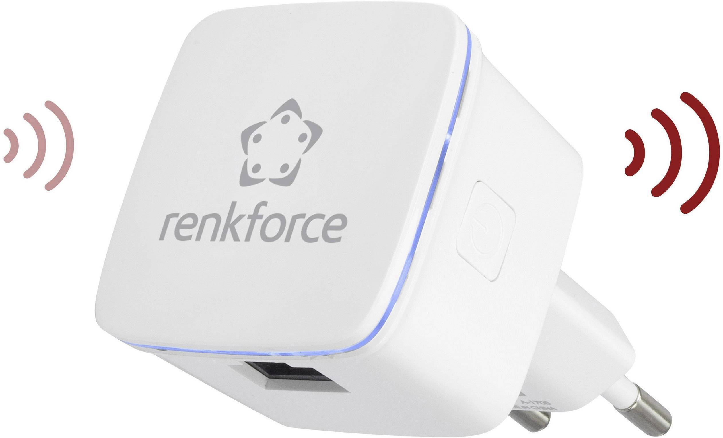 Renkforce Wi-Fi repeater RF-WR-N300MINI RF-4723578 300 MBit/s