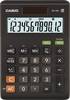 Casio MS-20B Desk calculator Black Display (digits): 12 solar-powered, battery-powered (W x H x D) 103 x 29 x 147 mm