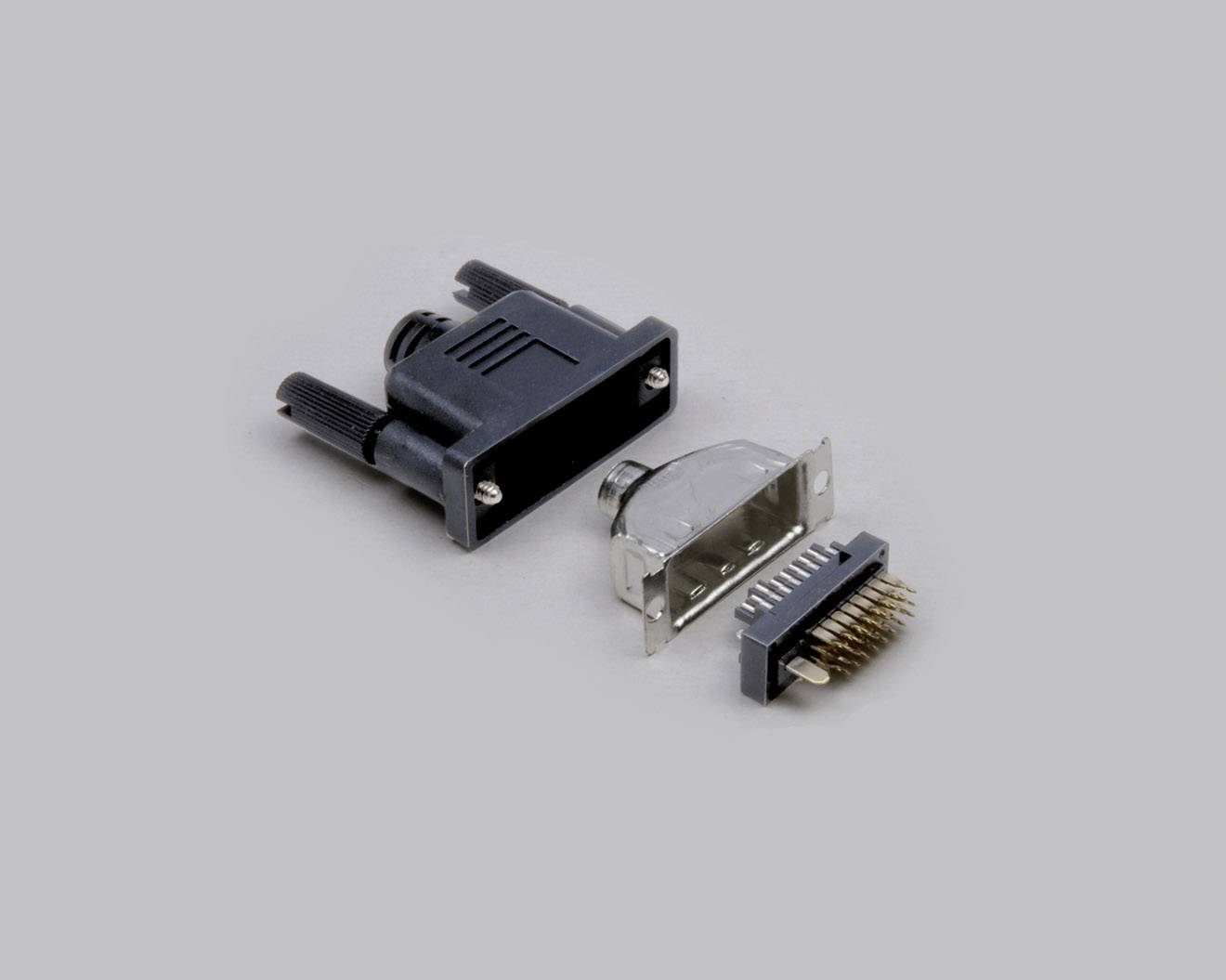 TRU COMPONENTS 1578902 DVI connector Plug, straight Number of pins: 25 1 pc(s)