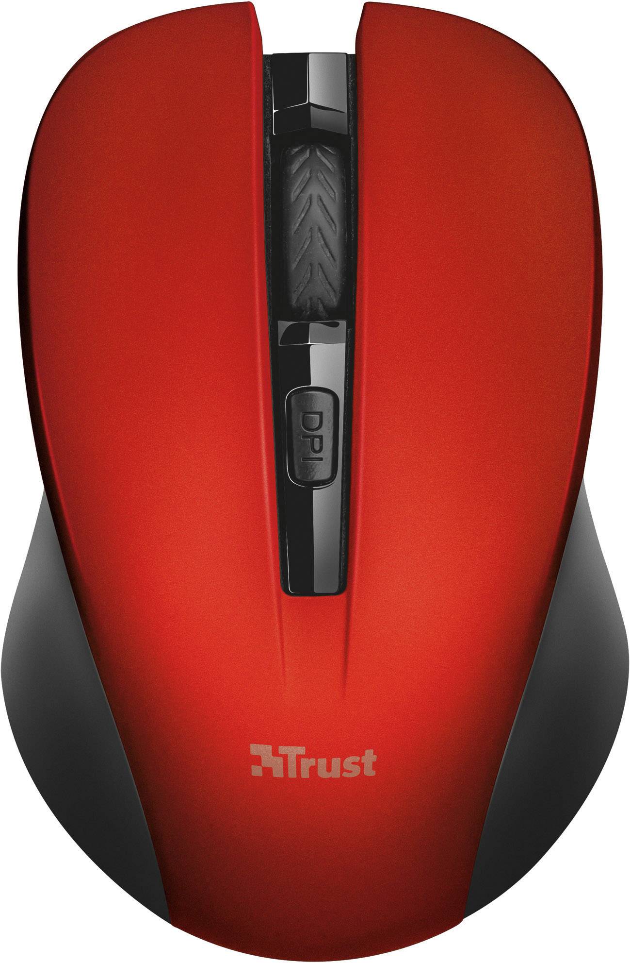 Trust Mydo Silent Click Mouse Radio Optical Red 4 Buttons 1800 dpi-4