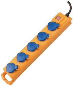 Brennenstuhl 1159900205 Power strip (+ switch)  Yellow PG connector 1 pc(s)
