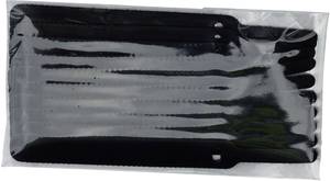 TRU COMPONENTS 800-330-Bag  Hook-and-loop cable tie for bundling  Hook and loop pad  Black 10 pc(s)