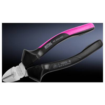 Side cutters with a red and black handle, suitable for voltages up to 1000V, manufactured in Germany.