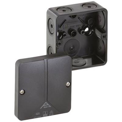 Spelsberg 49190201 Joint box (L x W x H) 80 x 80 x 52 mm Black IP65 1 pc(s)-0