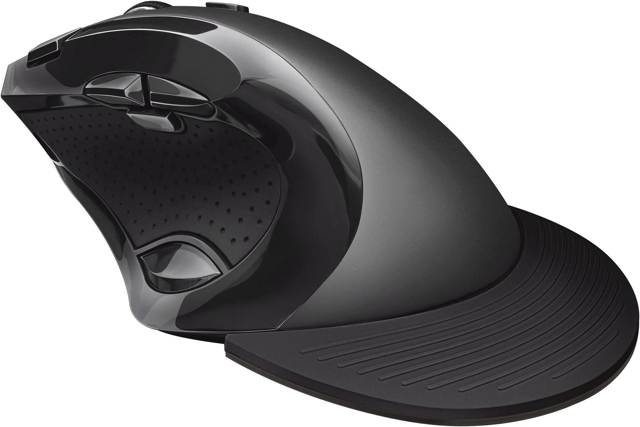 Trust Vergo Radio Wi-Fi mouse Optical Ergonomic Black | Conrad.com