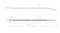 Technical drawing of a cable tie, showing dimensions: length 203.5 mm, width 4.8 mm, head width 8.0 mm, other detailed dimensions.