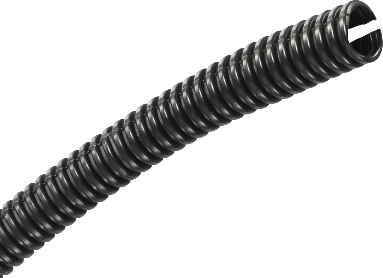 TRU COMPONENTS 1593170 TC-CRR07P203 Conduit Black 7.40 mm Sold per metre
