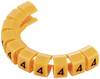 TRU COMPONENTS TC-MB2/4203 Pre-printed cable marker Imprint 4 Outside diameter range 4 up to 5.10 mm