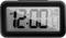 A digital clock displaying '12:00 AM'. An alarm is set for '6:00 AM'. The date shown is '1/1' and the temperature is '17.5°C'.
