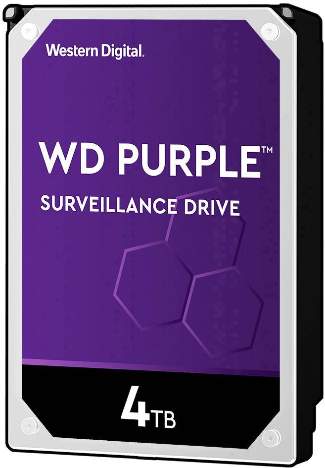 Western Digital Purple™ 4 TB 3.5 (8.9 cm) internal HDD SATA III WD40PURZ Bulk