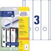 Avery-Zweckform Lever arch file labels L4759-10 61 x 297 mm Paper White Permanent adhesive 30 pc(s)