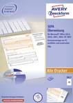 Avery Zweckform2817 SEPA credit transfer, DIN A4, white