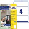 Avery-Zweckform Lever arch file labels L4761REV-10 61 x 192 mm Paper White Removable 40 pc(s)