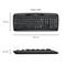 'Keyboard dimensions: 367 mm x 117 mm x 20 mm. Weight: 500 g. Top and side view. Black, with full key layout.'