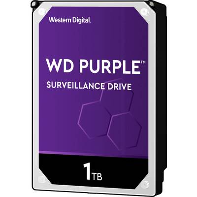 Western Digital Purple™ 1 TB  3.5" (8.9 cm) internal HDD SATA III WD10PURZ Bulk