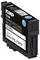 Cyan remanufactured inkjet cartridge by KMP, labeled E218CX, compatible with Epson 29XL (T2992) printers.