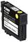 Yellow remanufactured inkjet cartridge labeled 'KMP,' model 'E218YXX,' replaces 'Epson 29XL (T2994).'